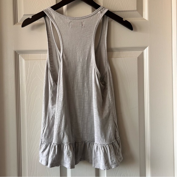 Hollister Light Gray Lace Detail Tank Top - Picture 2 of 3